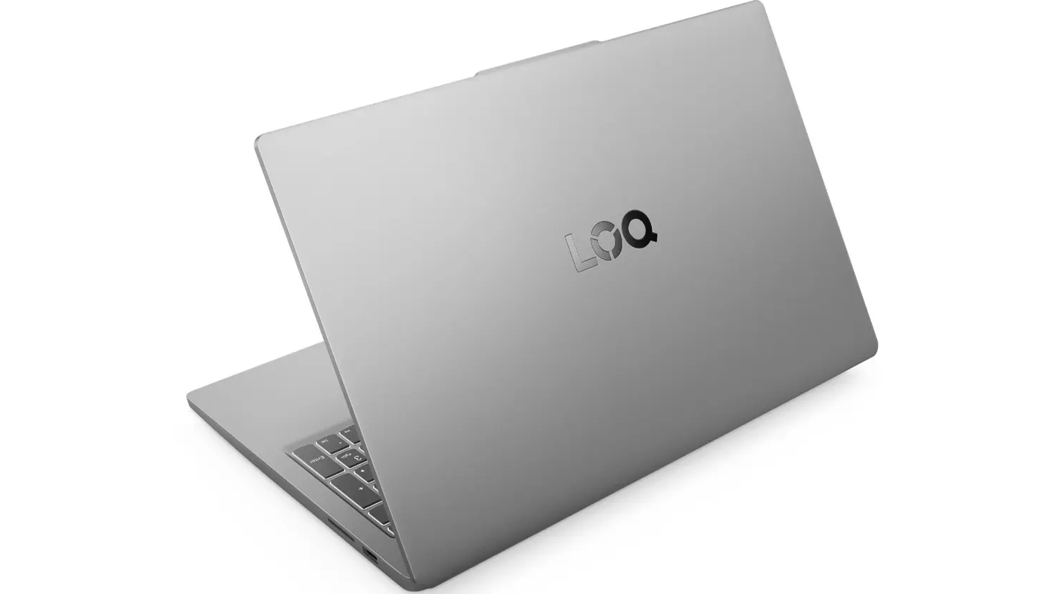 Notebook Lenovo LOQ – pohled na šasi s logem