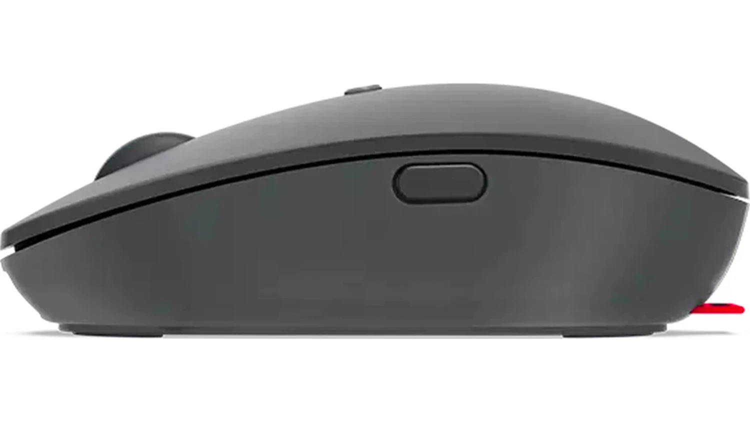 Bezdrôtová myš Lenovo Go Multi-Device sivá zboku