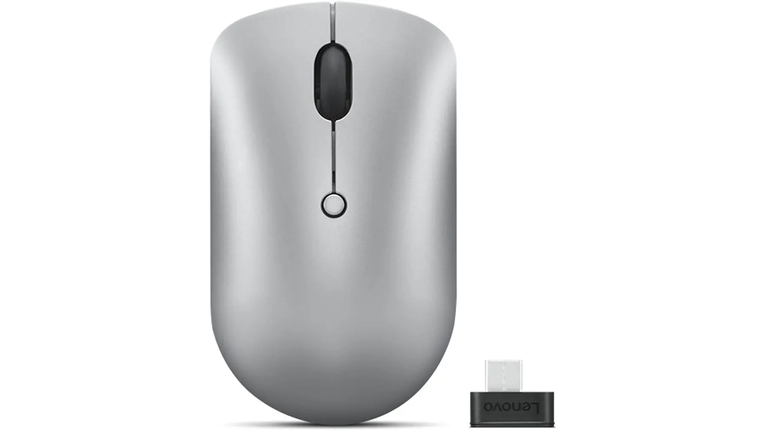 PC myš Lenovo 540 USB-C Wireless Compact, strieborná
