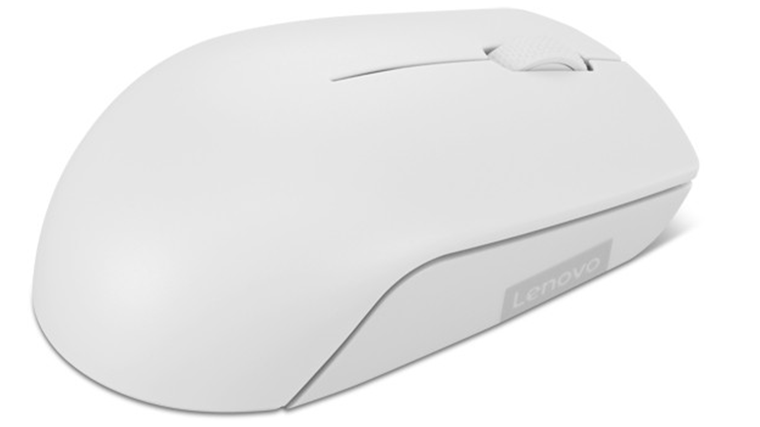 Bezdrôtová myš Lenovo 300 Wireless Compact Mouse, grey - bočný pohľad