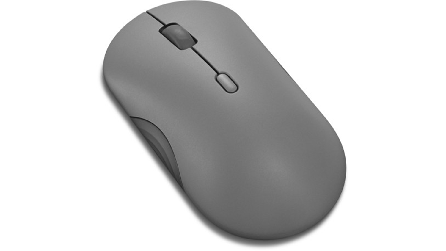 PC myš Lenovo 350 Bluetooth Silent Luna Grey pohľad zboku