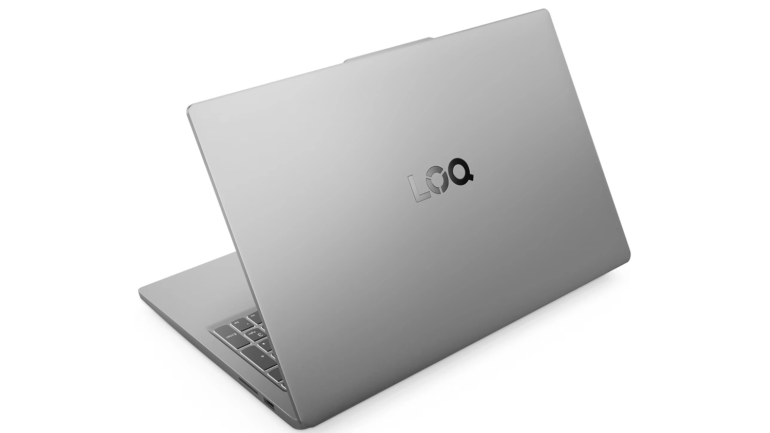 Notebook Lenovo LOQ &ndash; pohled na &scaron;asi s logem