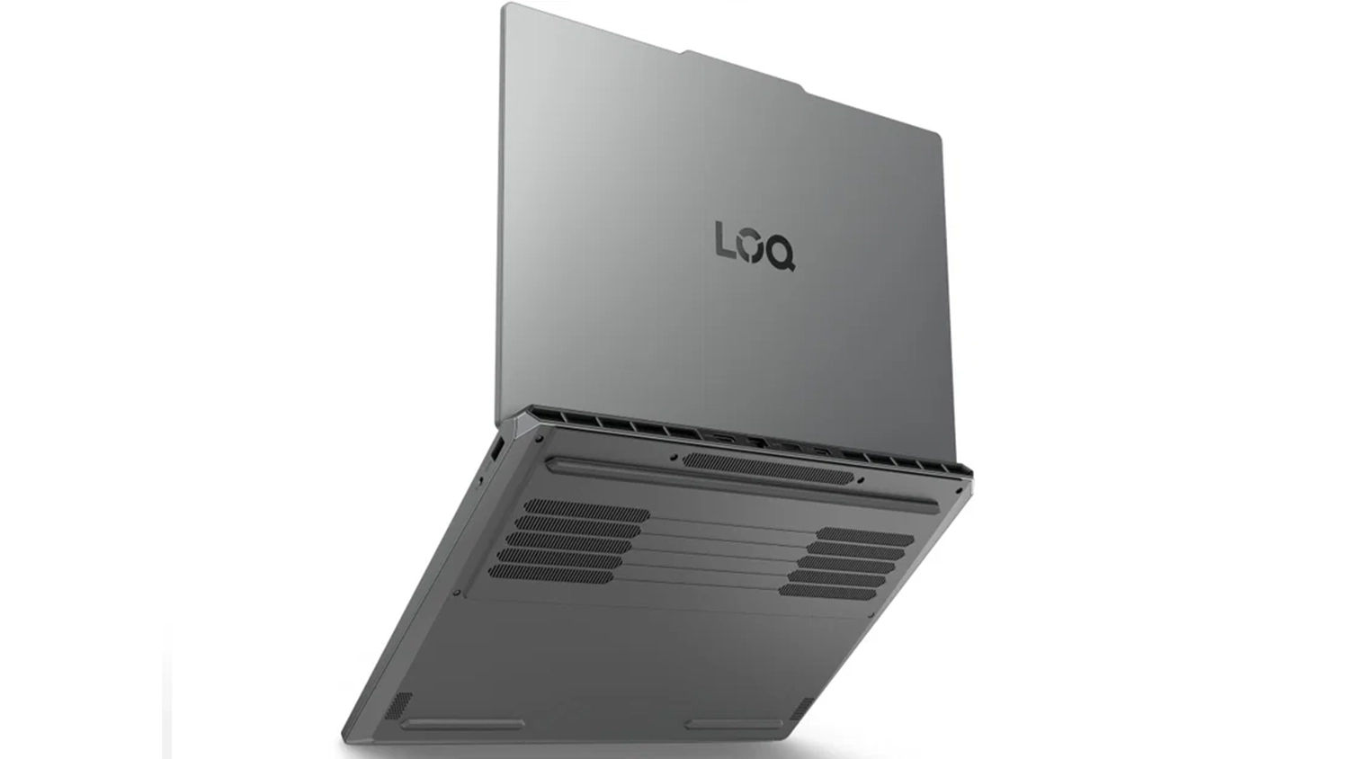 Notebook Lenovo LOQ &ndash; pohled na &scaron;asi s logem