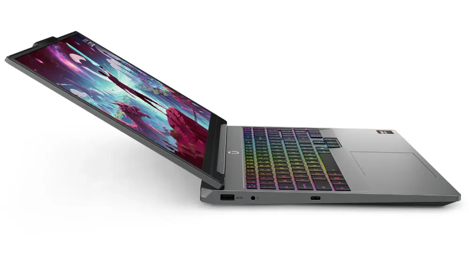 Notebook Lenovo LOQ – velmi nakloněný displej