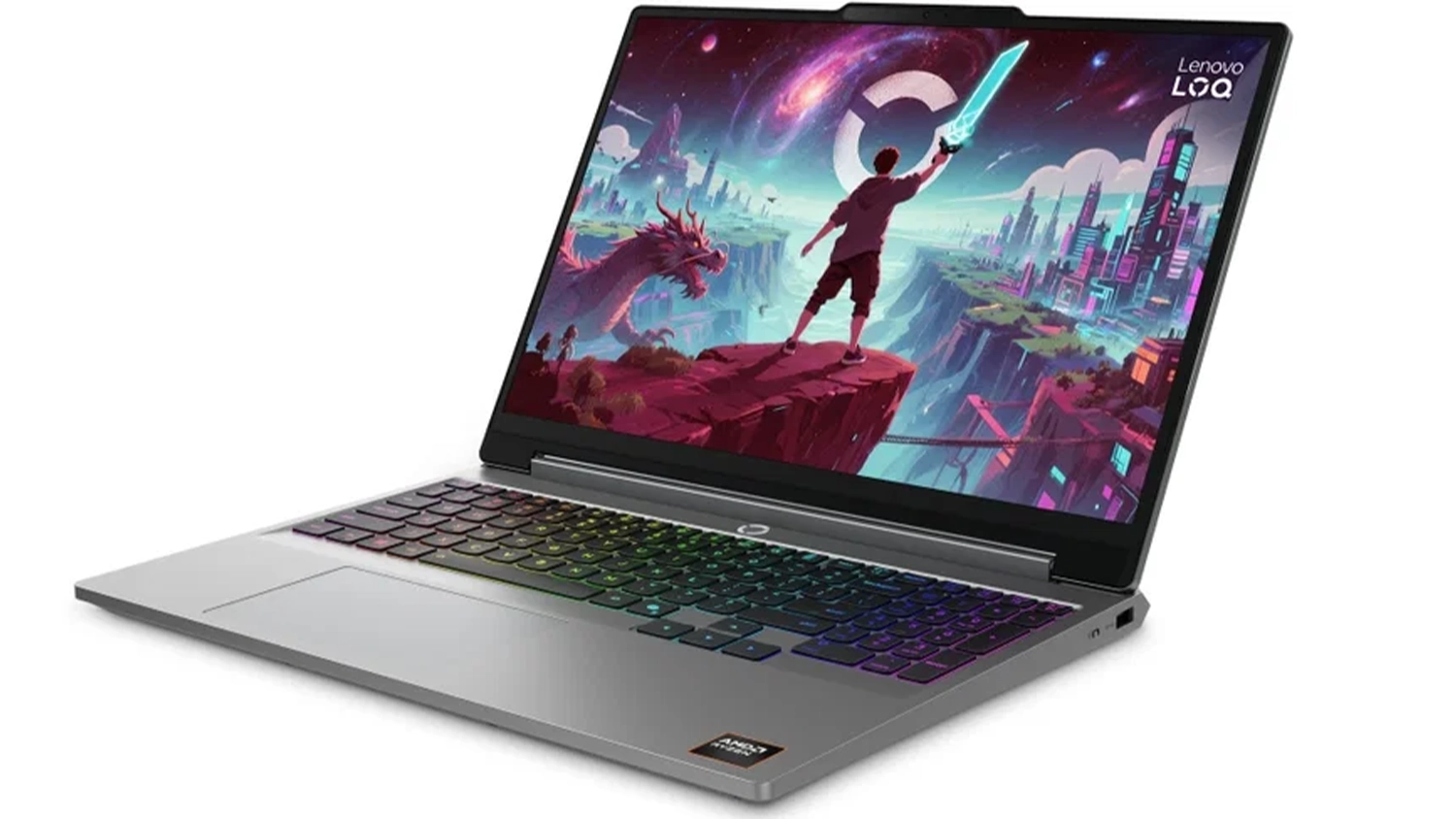 Notebook Lenovo LOQ – pohled na displej