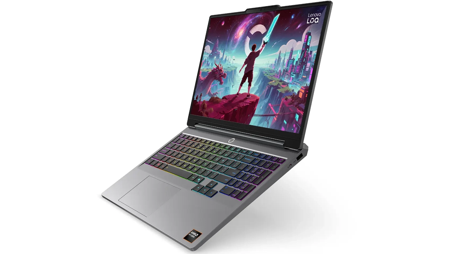 Notebook LOQ 15AHP11, rozevřený