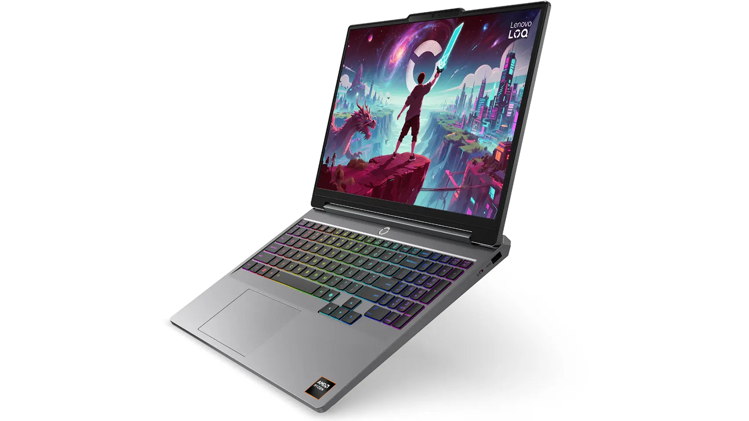 Notebook LOQ 15AHP11, rozevřený