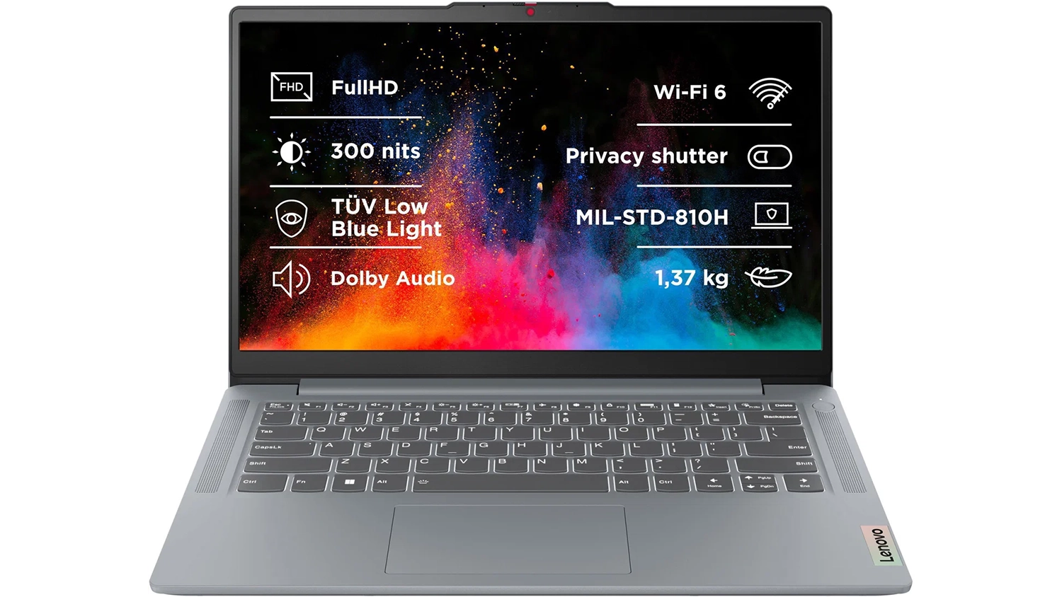 Notebook 14 Lenovo IdeaPad Slim 3 14AMN8 (82XN00CHCK) šedý