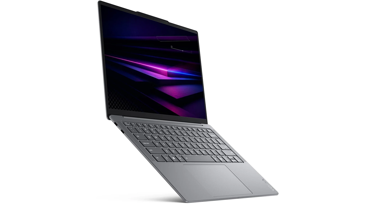 Notebook Lenovo Yoga Slim 7 – pohled na displej notebooku