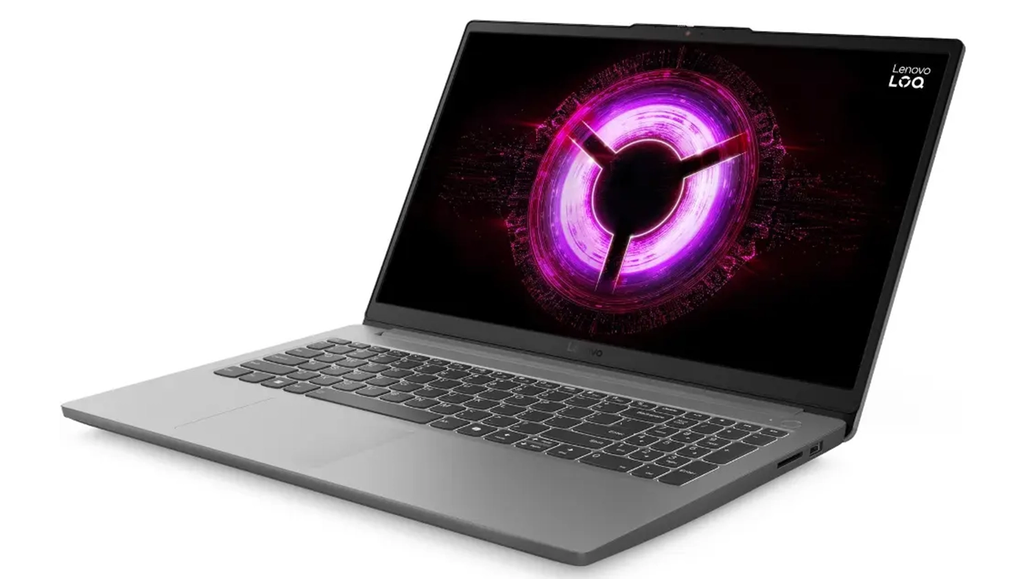Herní notebook LOQ ESSENTIAL 15ARP10E z boku