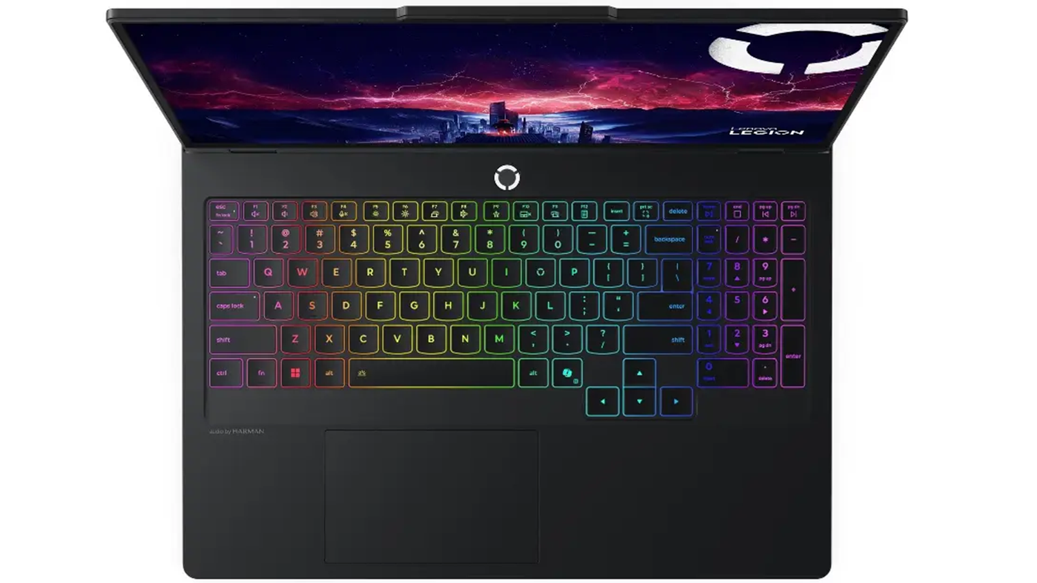 Pohled na kl&aacute;vesnici notebooku Lenovo PRO 5 16AFR10