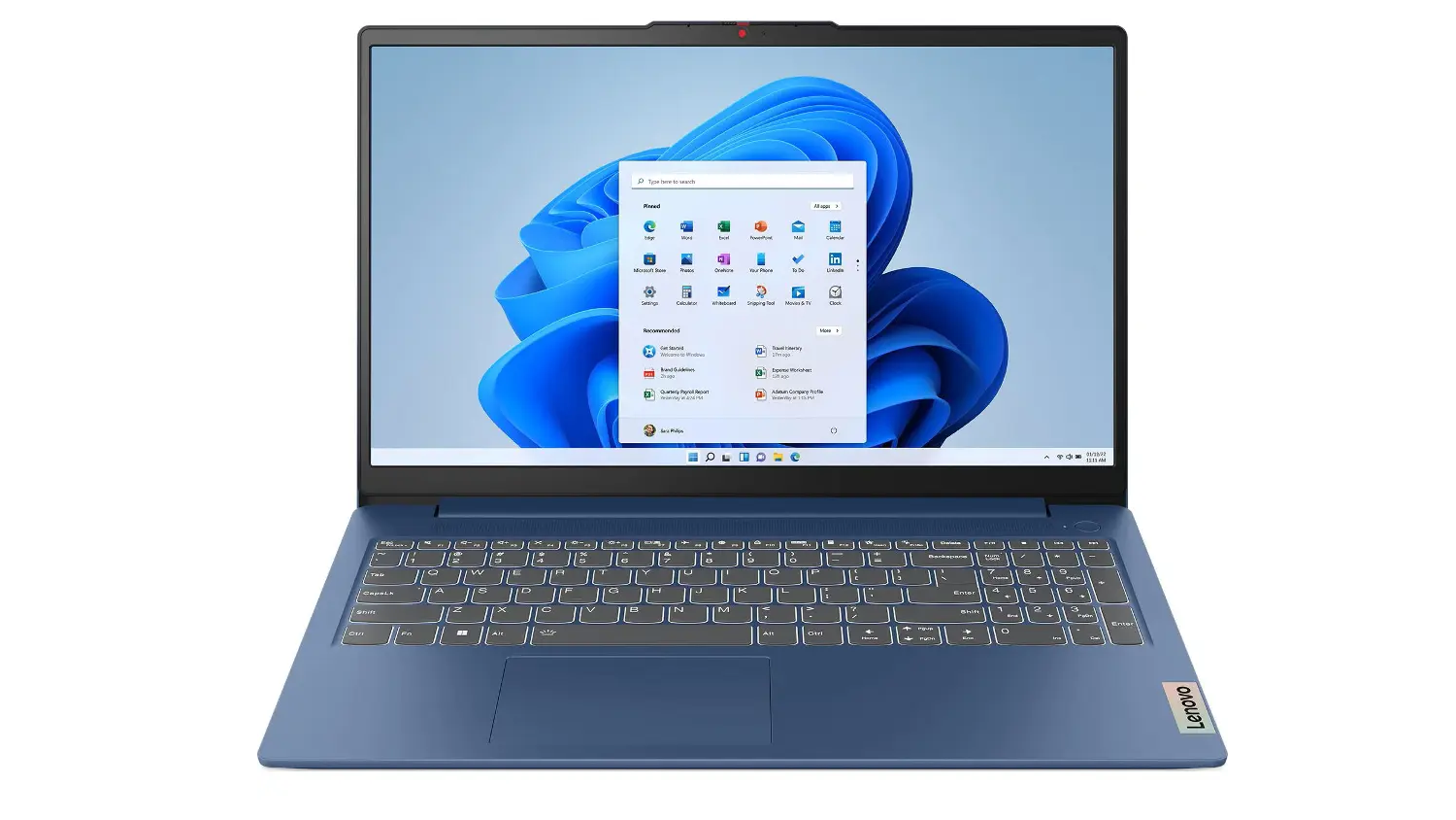 Notebook 15,6 Lenovo IdeaPad Slim 3 15ABR8 (82XM01AMCK) modrý