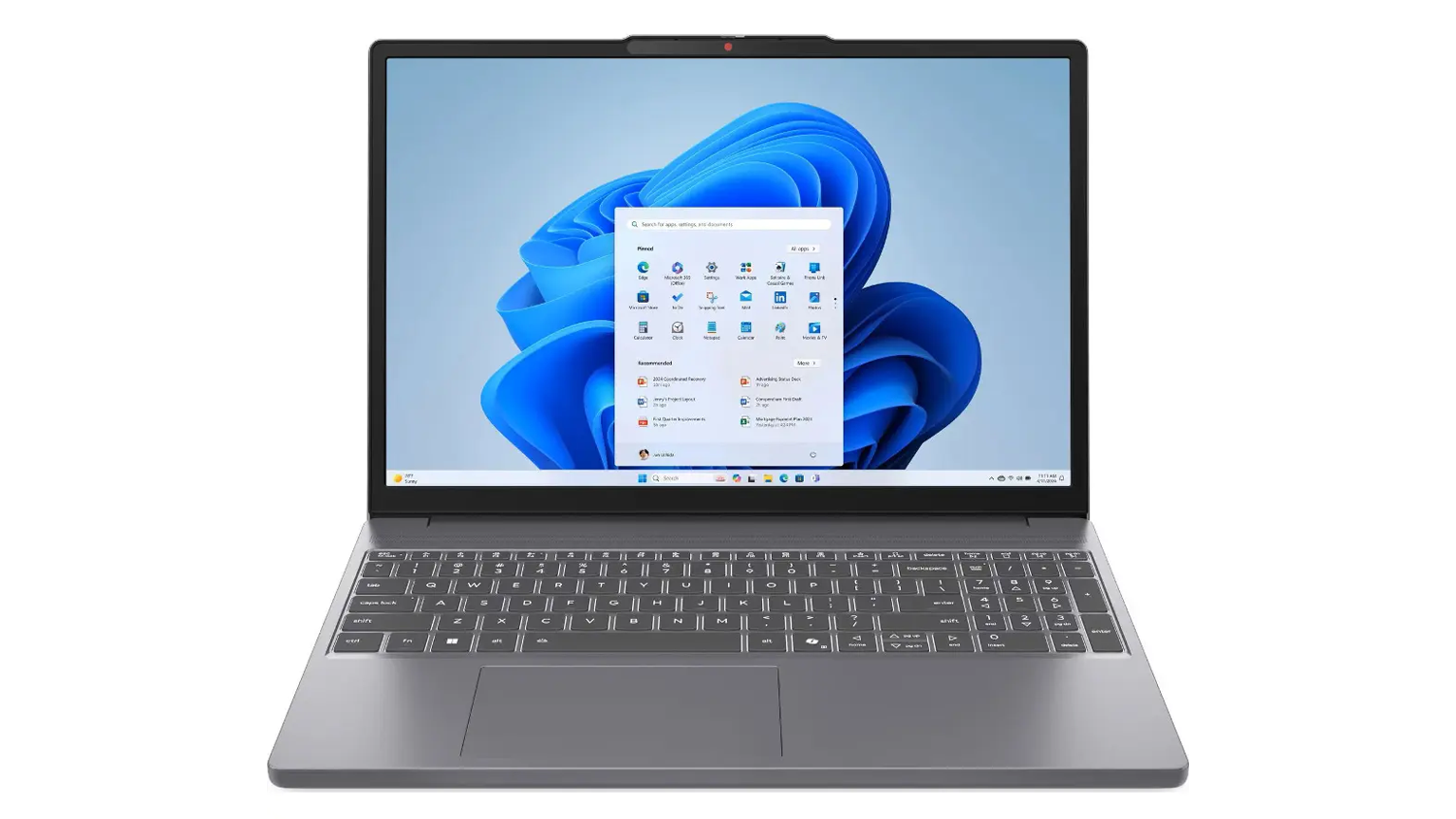 Notebook 15,3" Lenovo IdeaPad Slim 3 15IRH10 (83K101JXCK) šedý