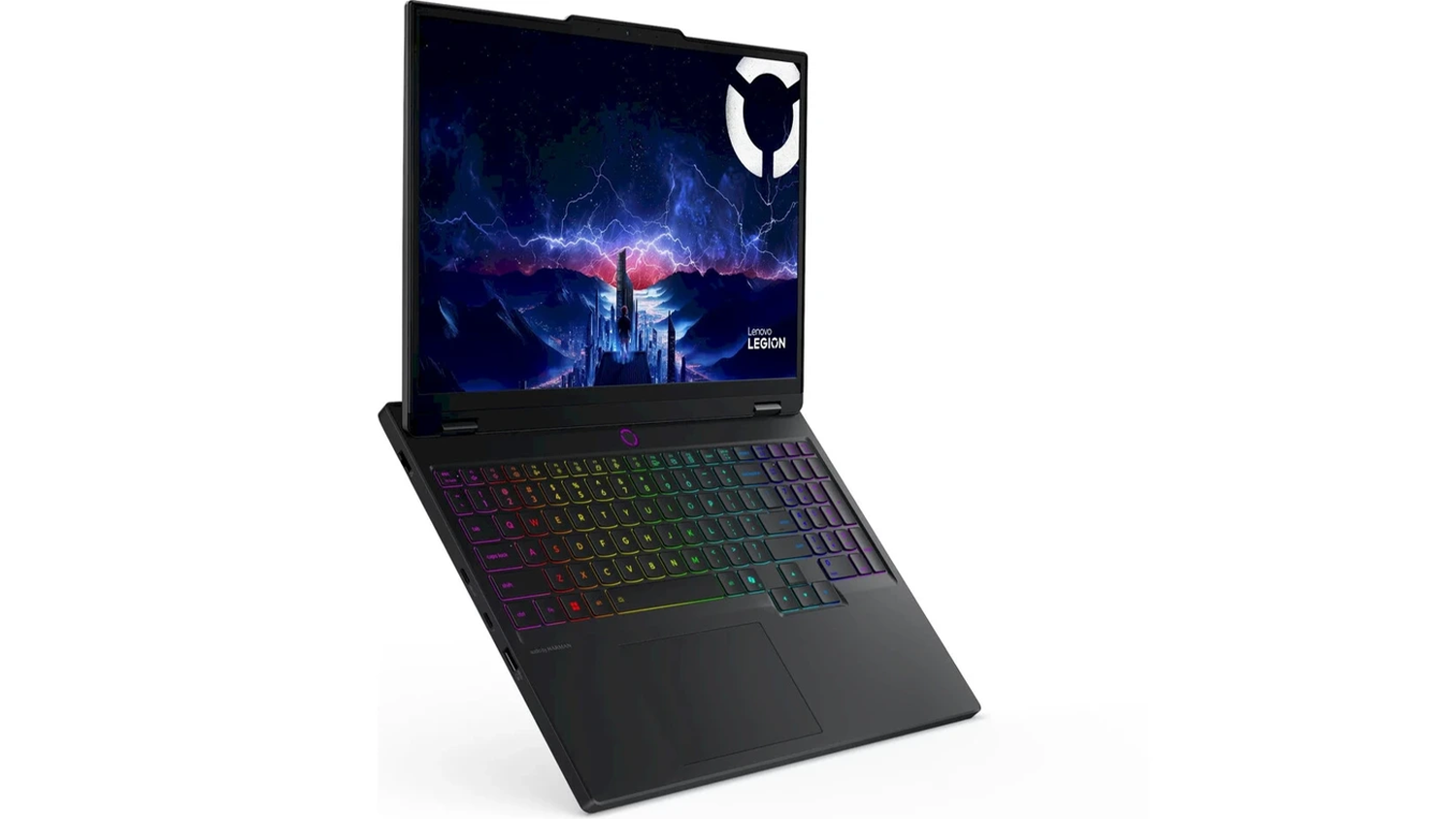 Notebook Lenovo Legion – pohled na displej zleva