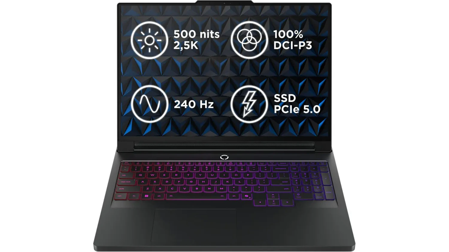 Herní notebook 16 Lenovo Legion Pro 7 16IAX10H (83F500R2CK) černý