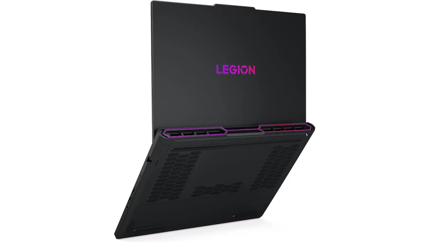 Notebook Lenovo Legion – pohled na šasi s logem