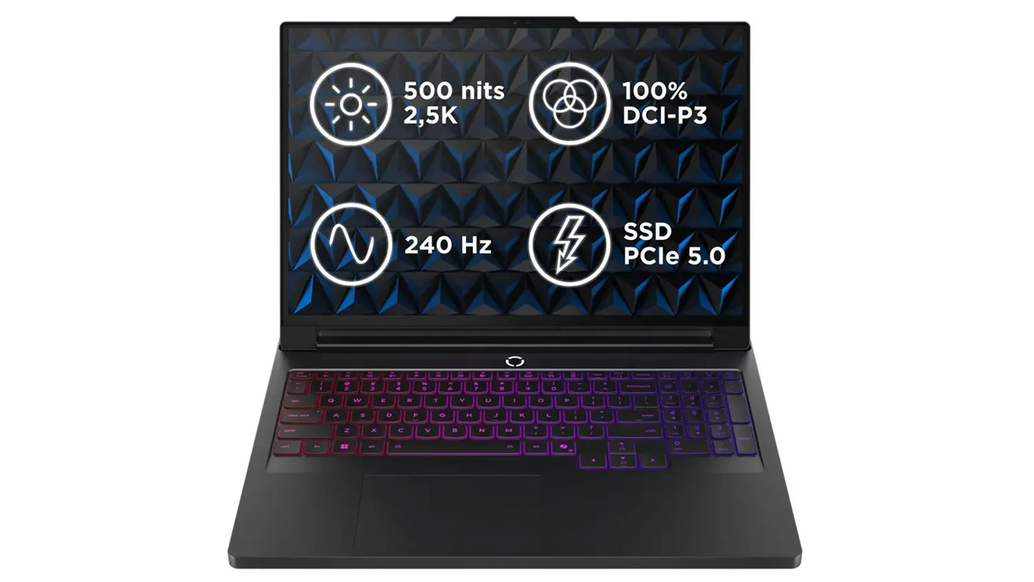 Herní notebook 16 Lenovo Legion Pro 7 16IAX10H (83F500R4CK) černý