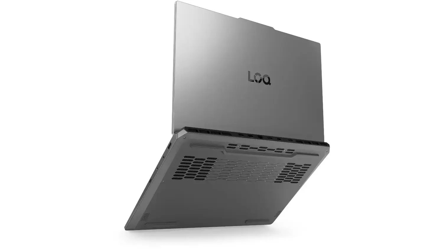 Notebook Lenovo LOQ &ndash; pohled na &scaron;asi s logem