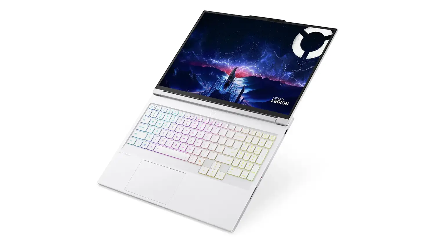Plně rozevřený notebook Lenovo Legion 7 16IAX10