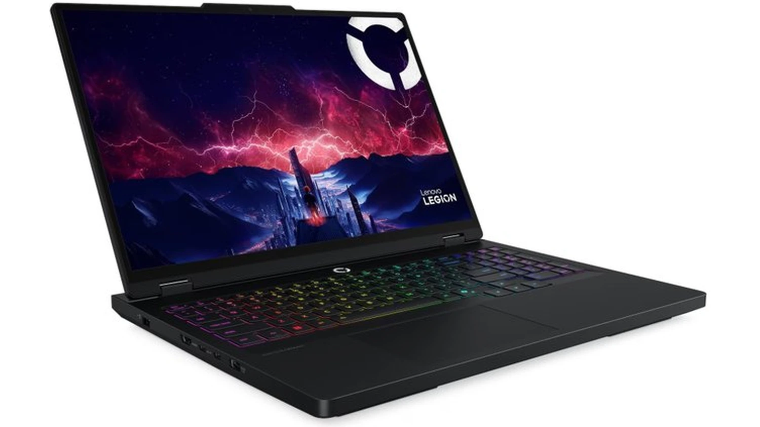 Pohled &scaron;ikmo zepředu na notebook Lenovo Legion Pro 5