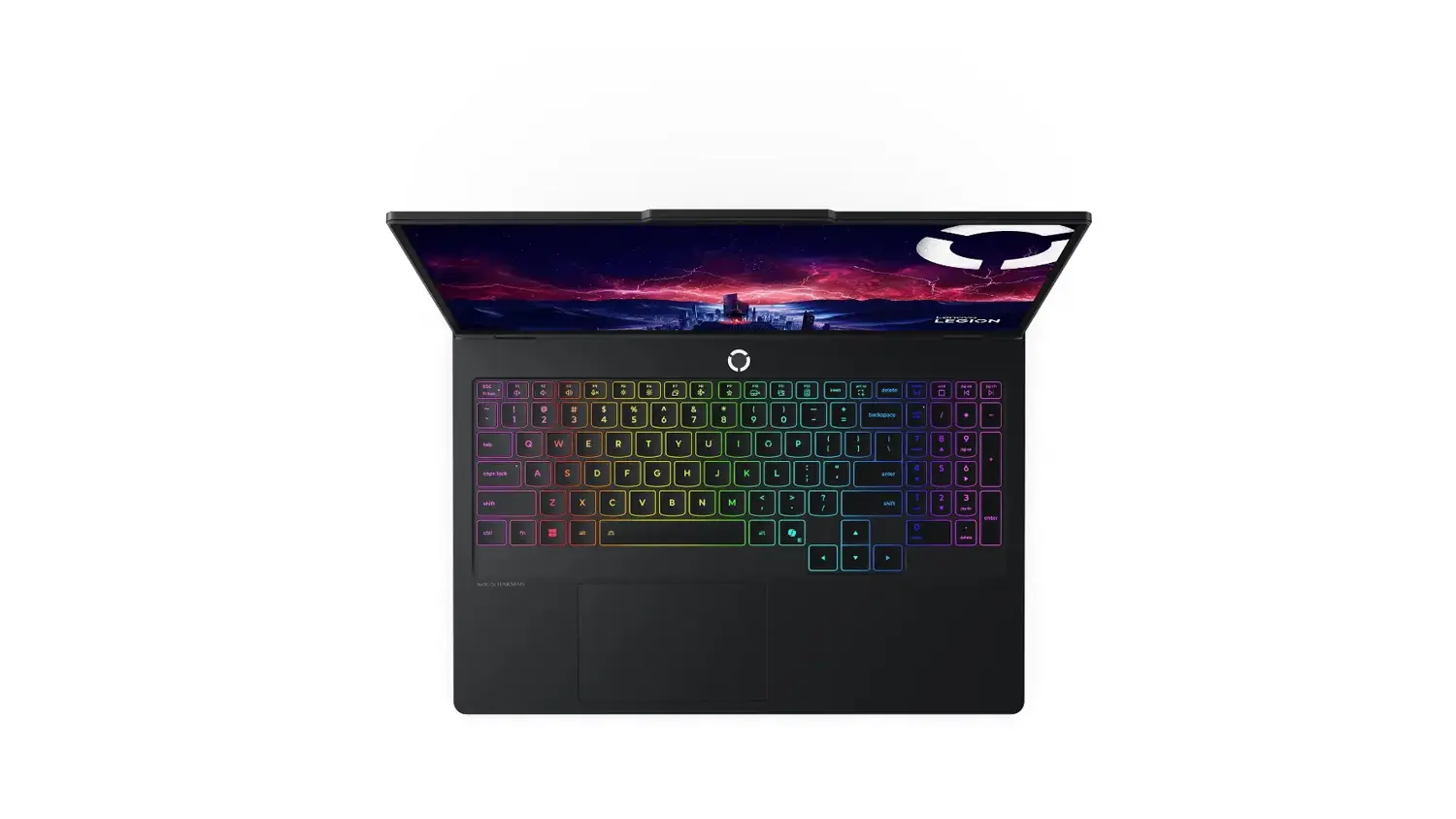 Pohled na kl&aacute;vesnici notebooku Lenovo Legion Pro 5 16ADR10