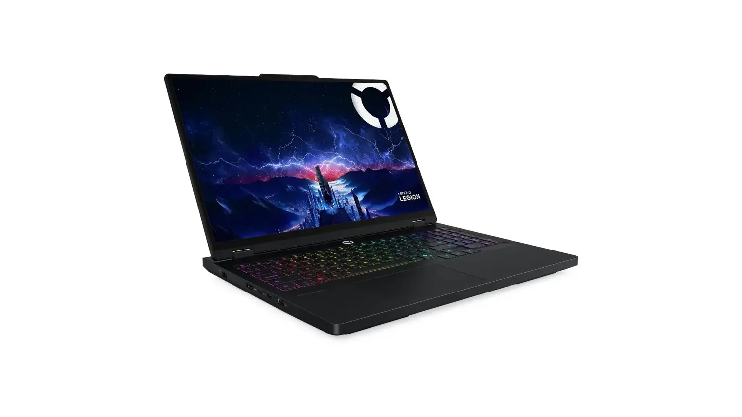 Pohled &scaron;ikmo zepředu na notebook Lenovo Legion Pro 5 16IAX10H