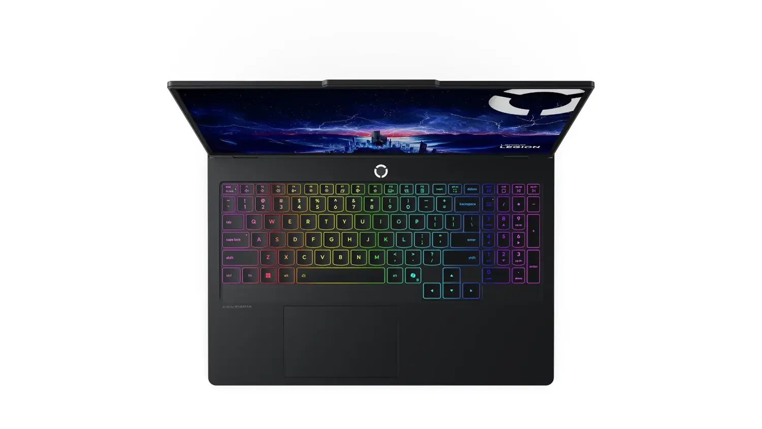Pohled na kl&aacute;vesnici notebooku Lenovo Legion Pro 5 16IAX10H (83LU005VCK)