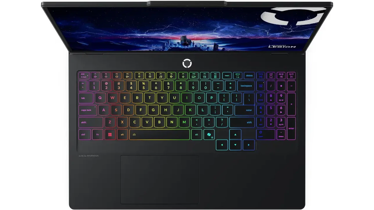 Alt. Pohled na klávesnici notebook Lenovo Legion Pro 5