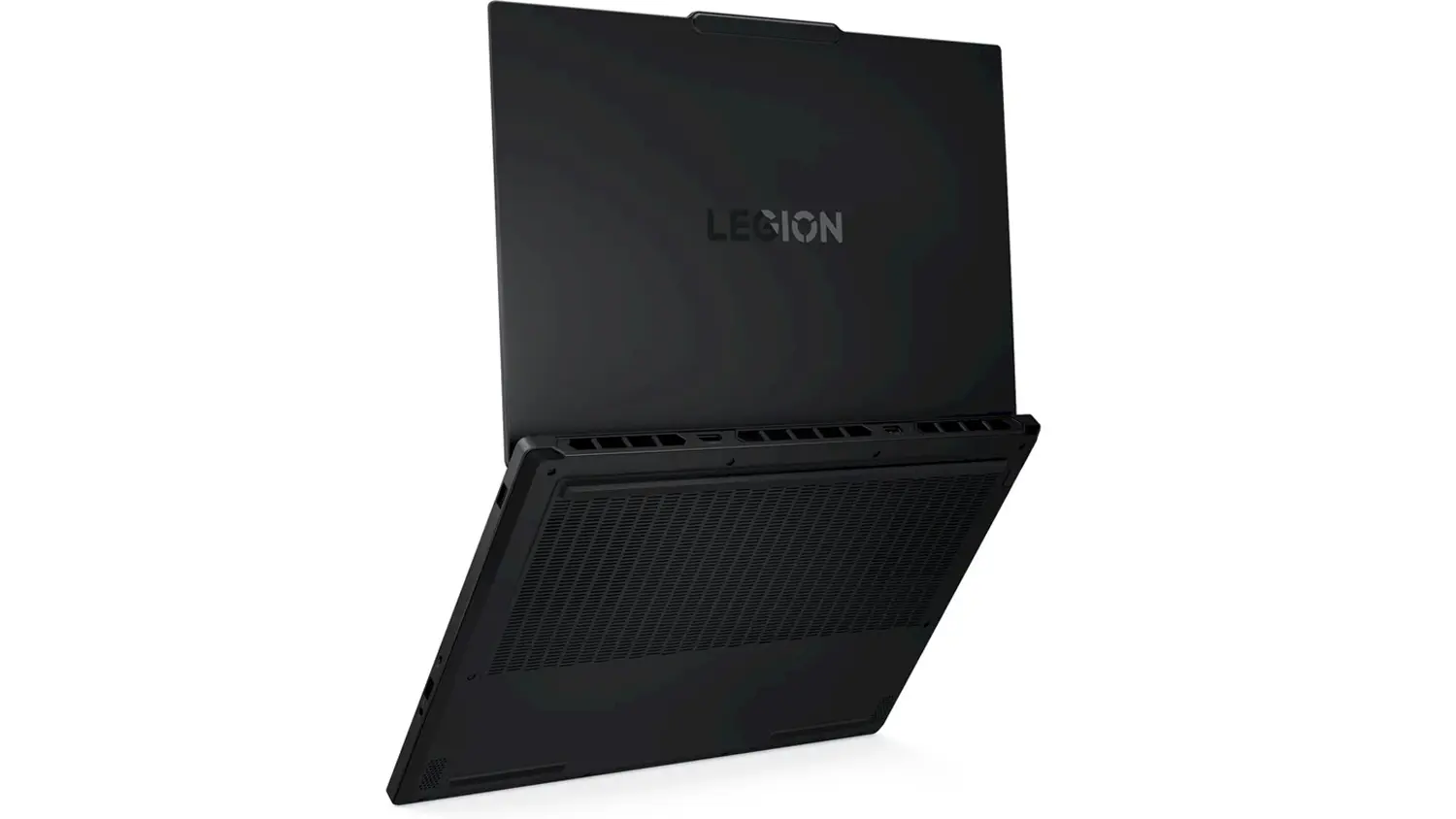 Pohled &scaron;ikmo zezadu na notebook Lenovo Legion 5 15IRX10