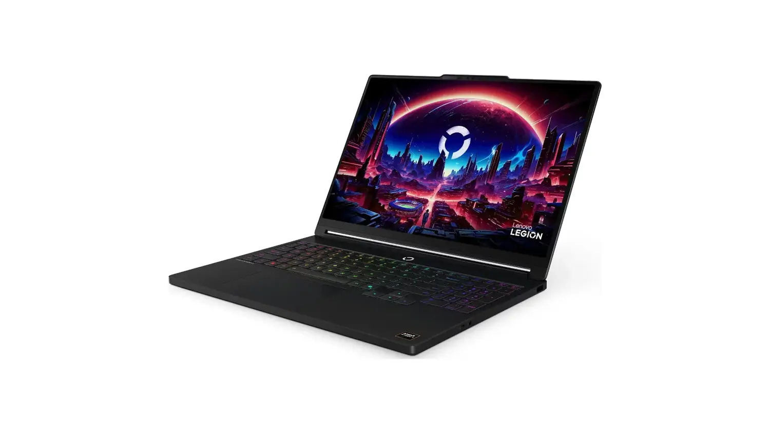 Pohled &scaron;ikmo zepředu na notebook Lenovo Legion 5 15AGP11