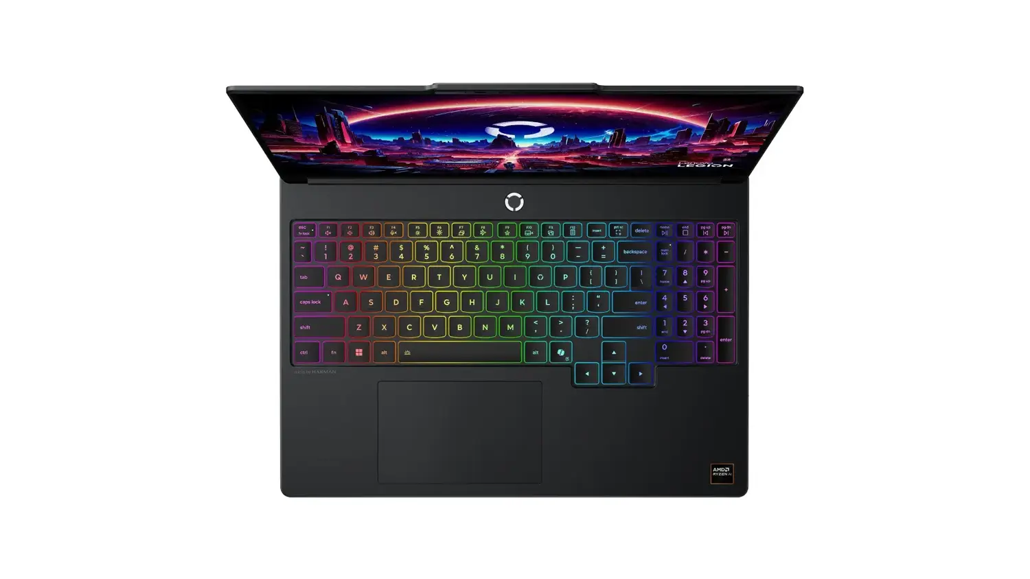 Pohled na kl&aacute;vesnici notebooku Lenovo Legion 5 15AGP11