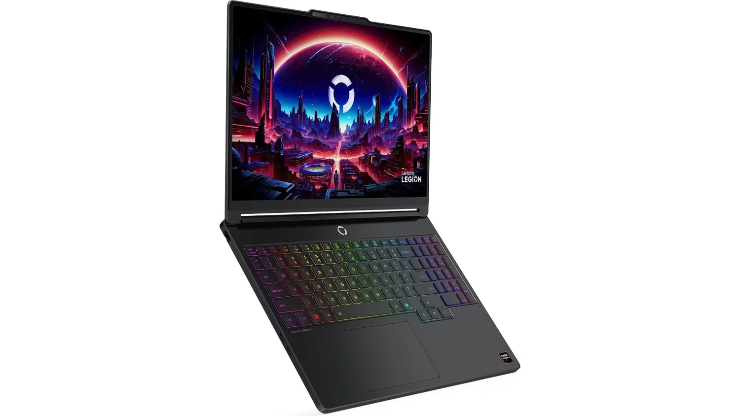 Pohled &scaron;ikmo zepředu na notebook Lenovo Legion 5