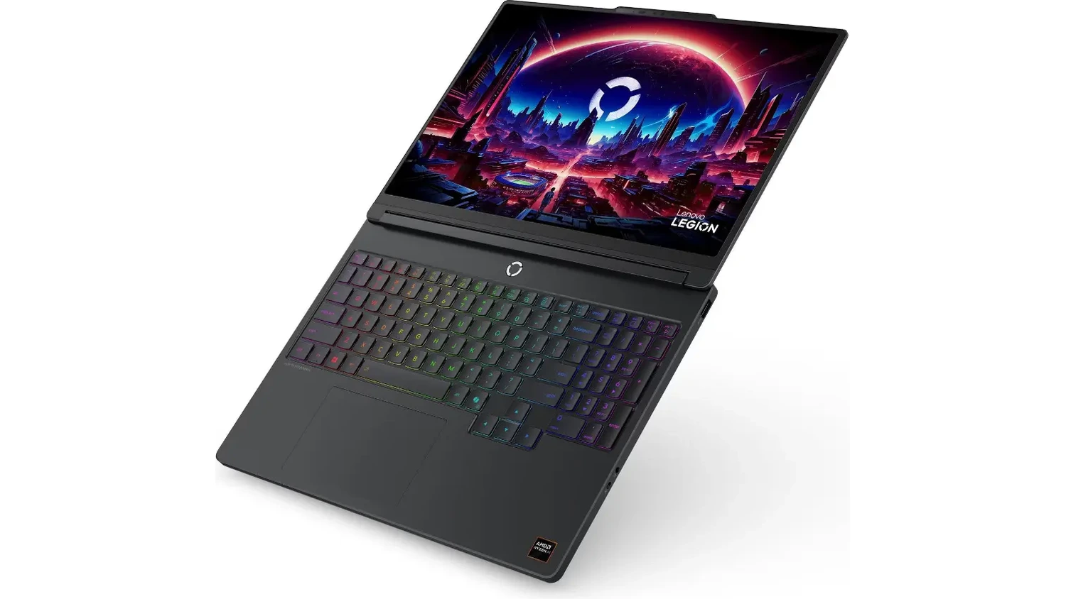 Plně rozevřený notebook Lenovo Legion 5
