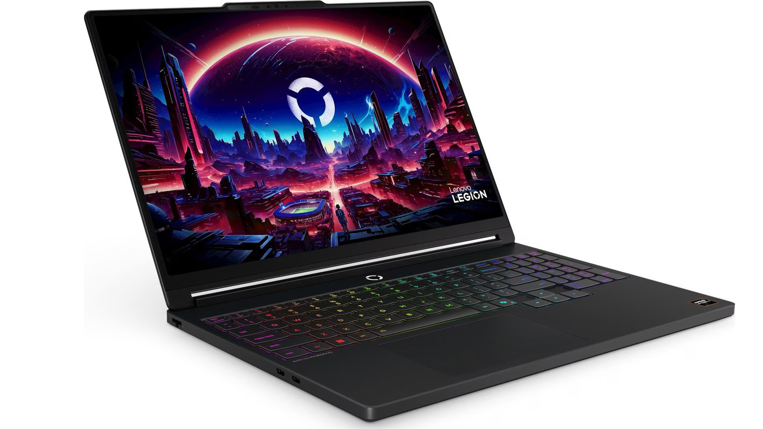 Pohled šikmo ze strany na notebook LENOVO Legion 5 15AHP11