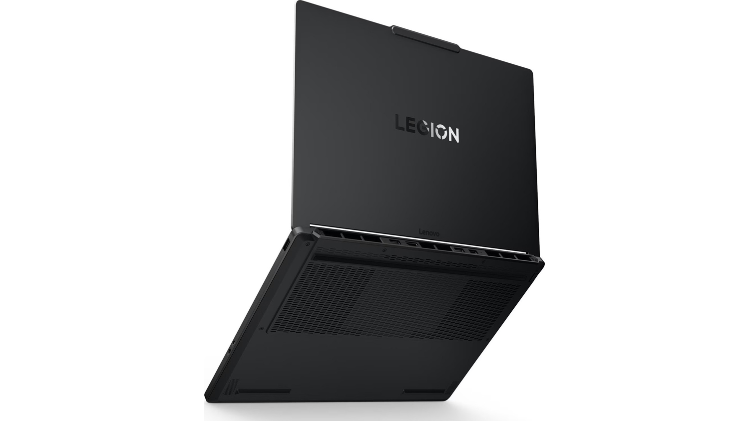 Pohled šikmo zespodu na notebook LENOVO Legion 5 15AHP11