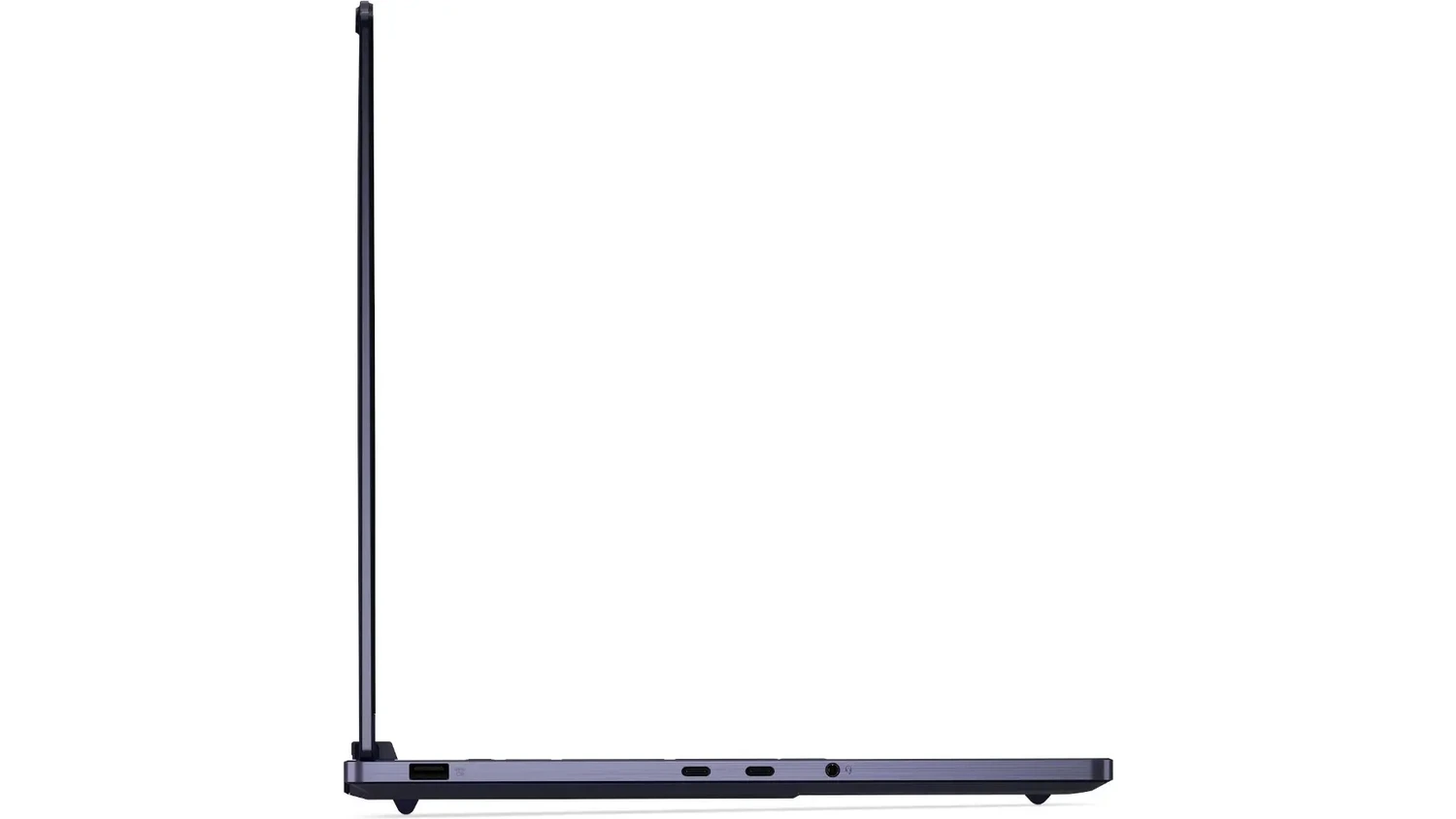 Pohled ze strany na notebook Lenovo Legion 7