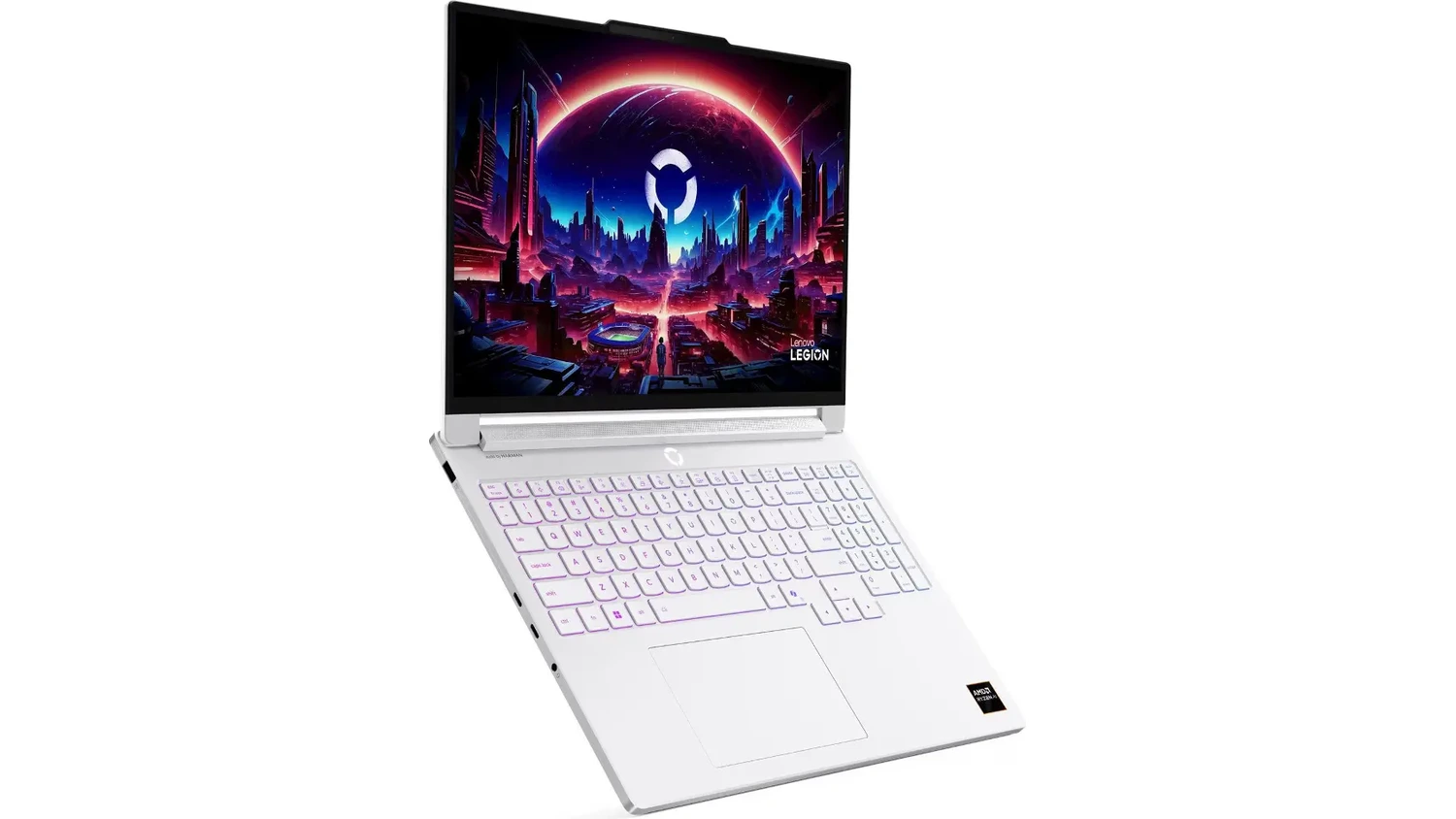 Pohled &scaron;ikmo zepředu na notebook Lenovo Legion 7