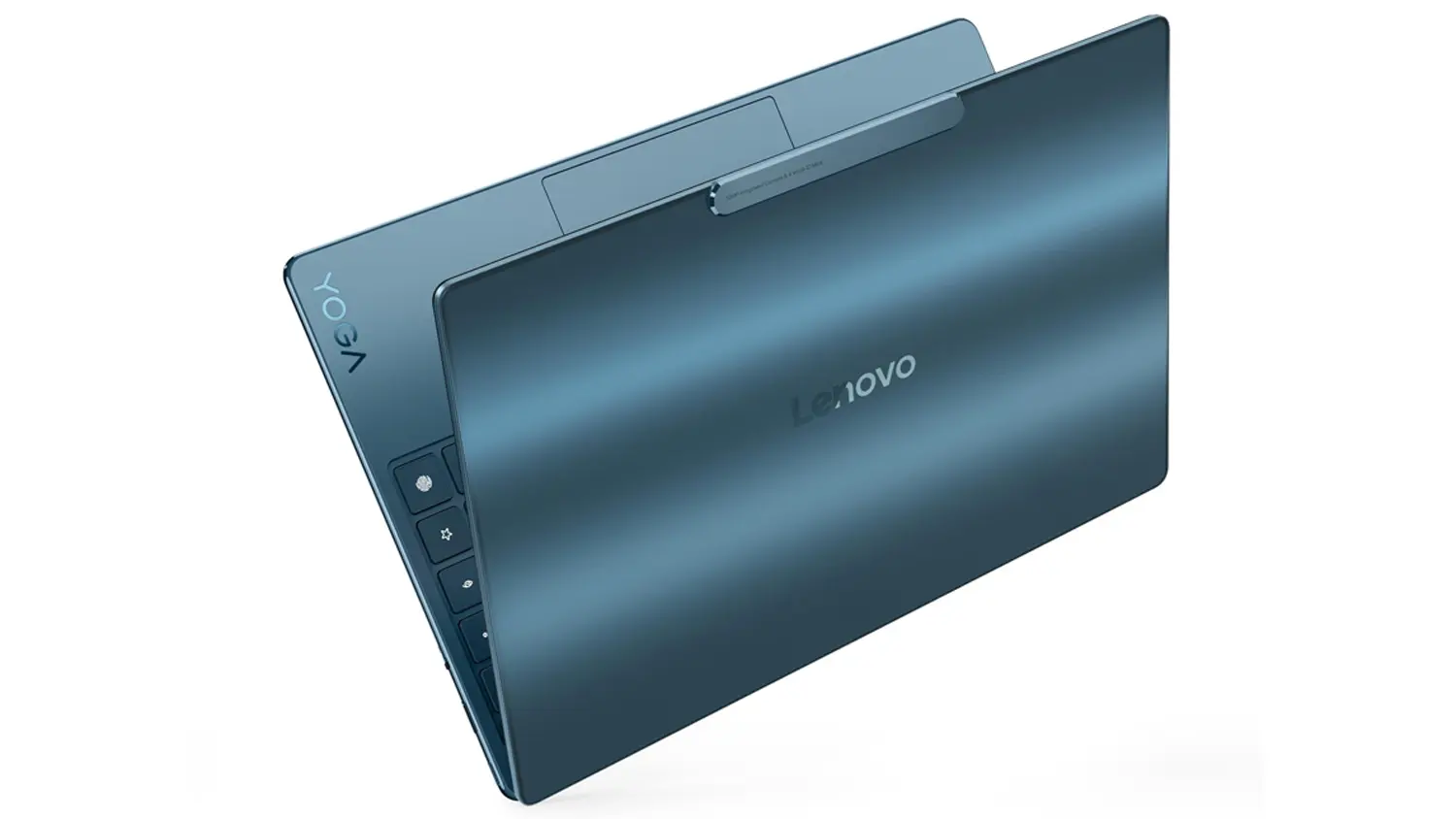 Notebook Lenovo Yoga Slim 9, přivřený
