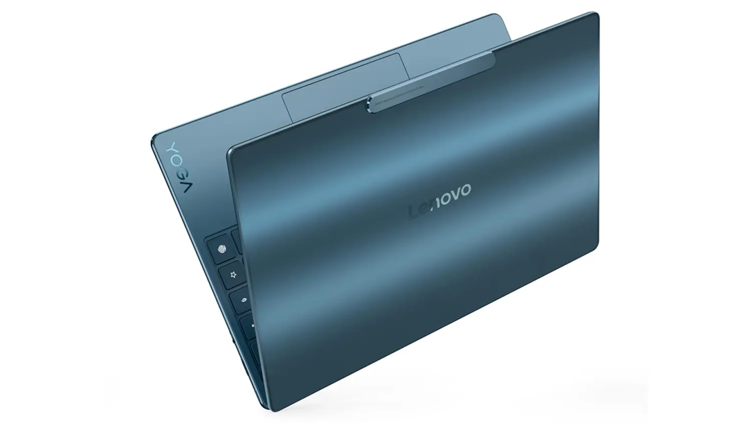 Notebook Lenovo Yoga Slim 9, přivřený