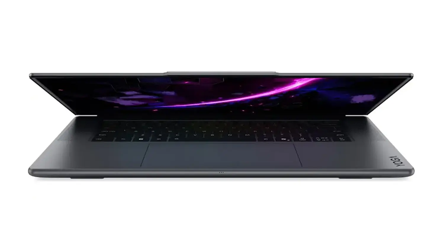 Notebook Lenovo Yoga Pro 9, přivřený