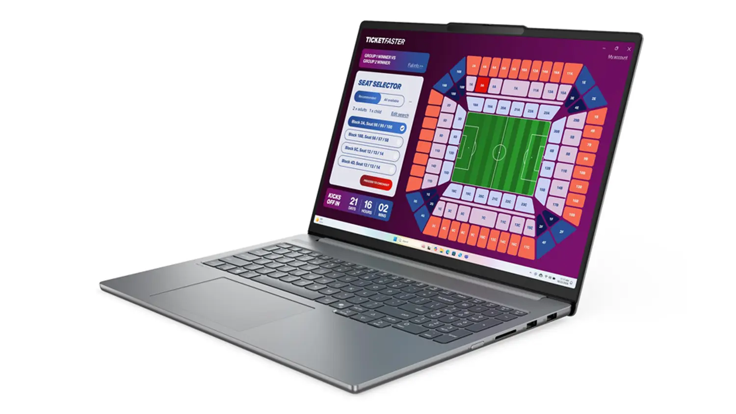 Notebook Lenovo IdeaPad Pro 5, pohled ze strany