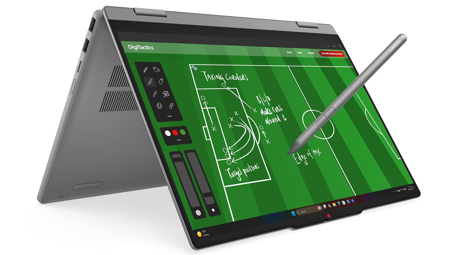 Notebook Lenovo IdeaPad 5 2-in-1 jako stan