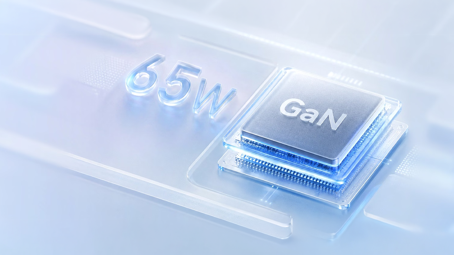 Vizualizace GaN a 65 W