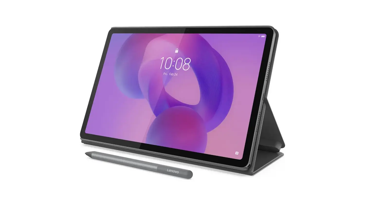 Tablet Lenovo Idea Tab 4/128GB Luna Grey + Tab Pen + Folio Case (ZAFM0074CZ)