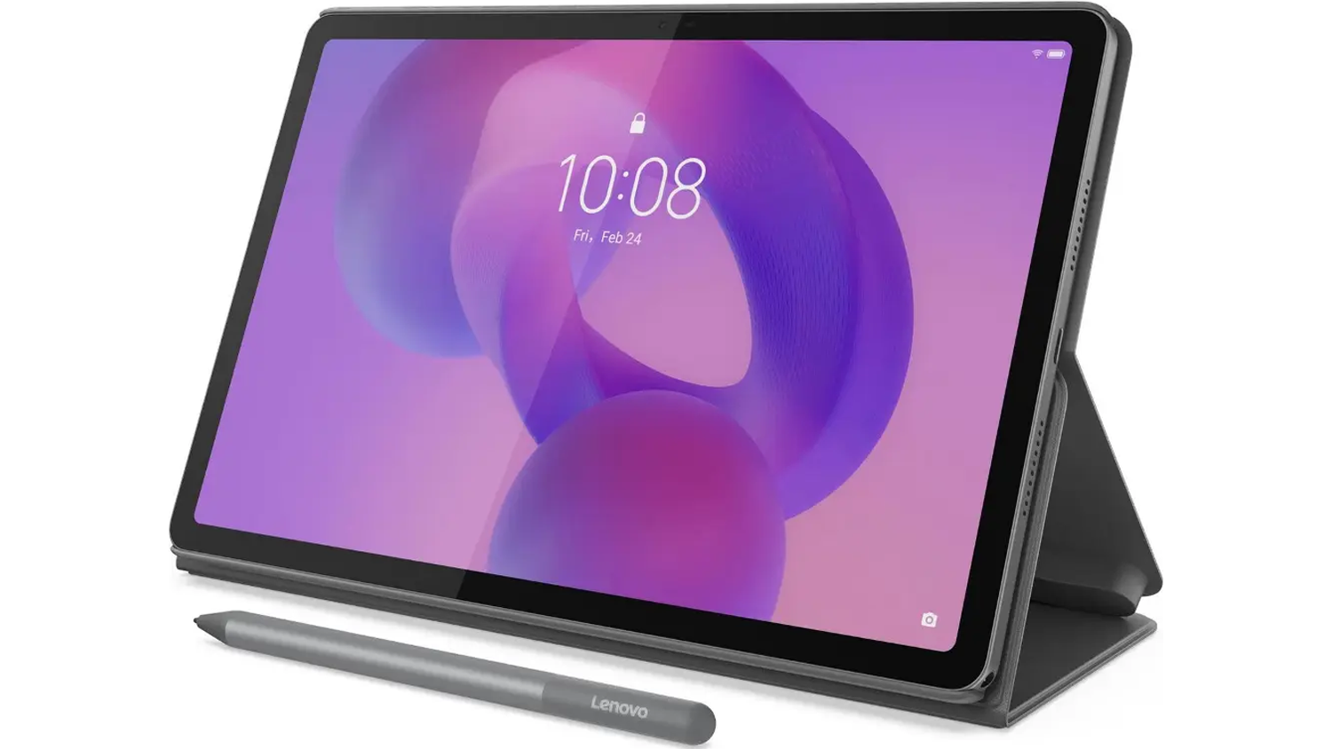 Tablet Lenovo Idea Tab Plus na stojánku