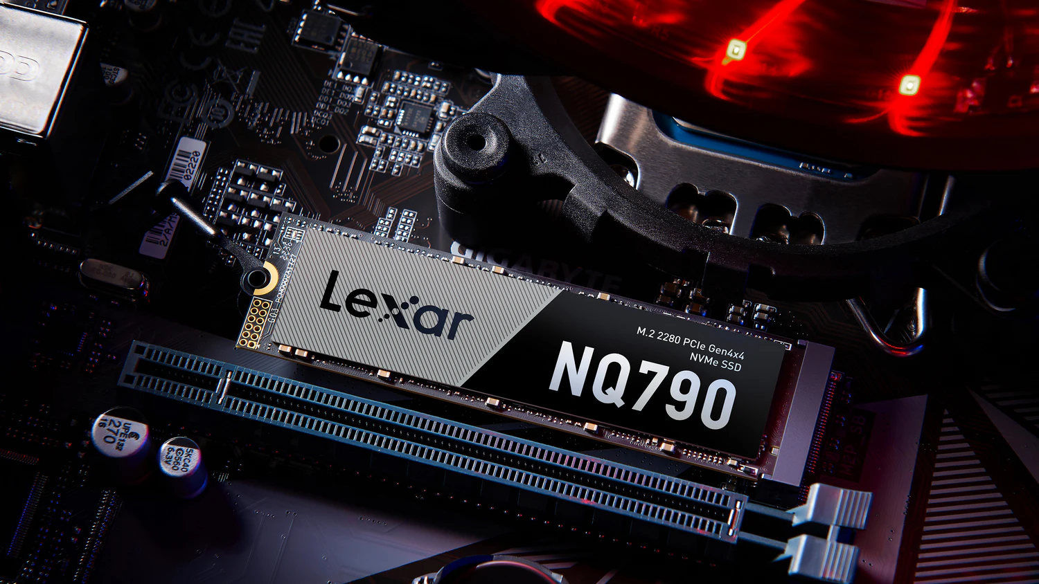 SSD disk Lexar NQ790 v počítači