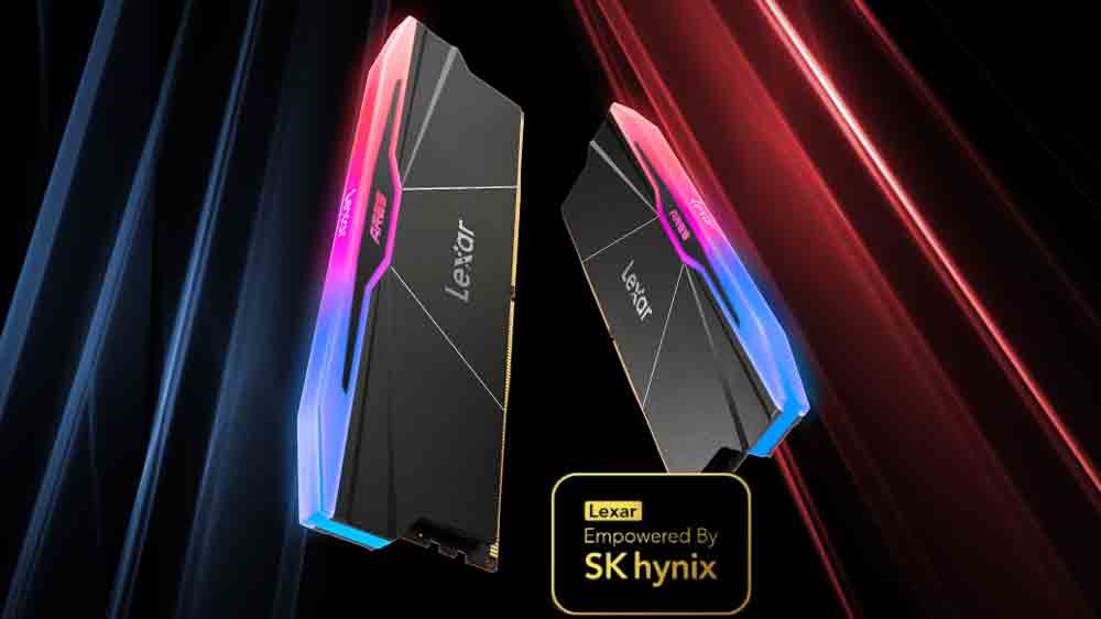 Dvě paměti RAM Lexar ARES DDR5_03