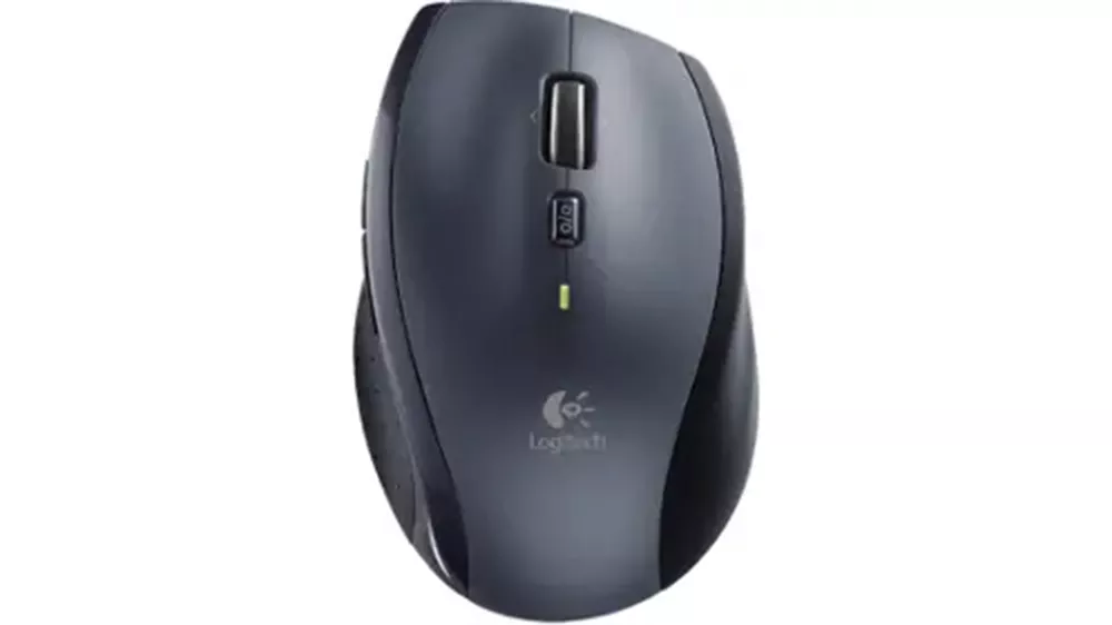 PC myš Logitech Marathon M705 na bielom pozadí