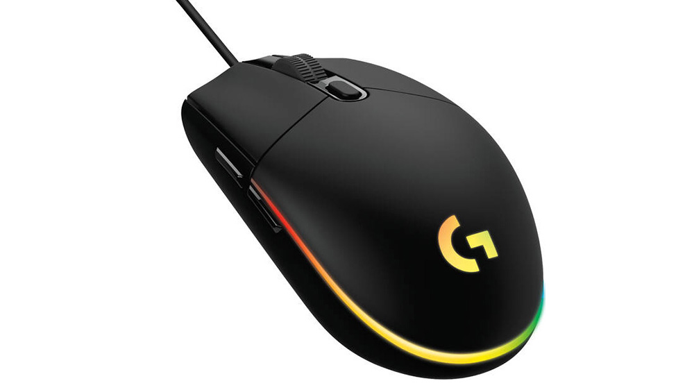 Vrchn&iacute; pohled na hern&iacute; my&scaron; Logitech G203 LIGHTSYNC.