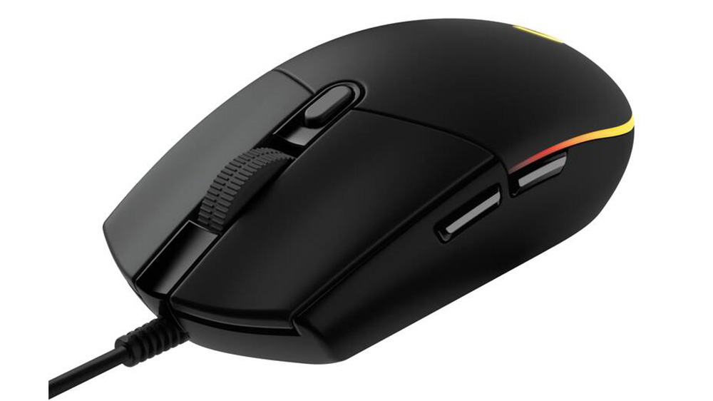 Hern&iacute; my&scaron; Logitech G102 LIGHTSYNC zobrazuj&iacute;c&iacute; programovateln&aacute; tlač&iacute;tka a mechanick&eacute; sp&iacute;nače pro vysokou odolnost